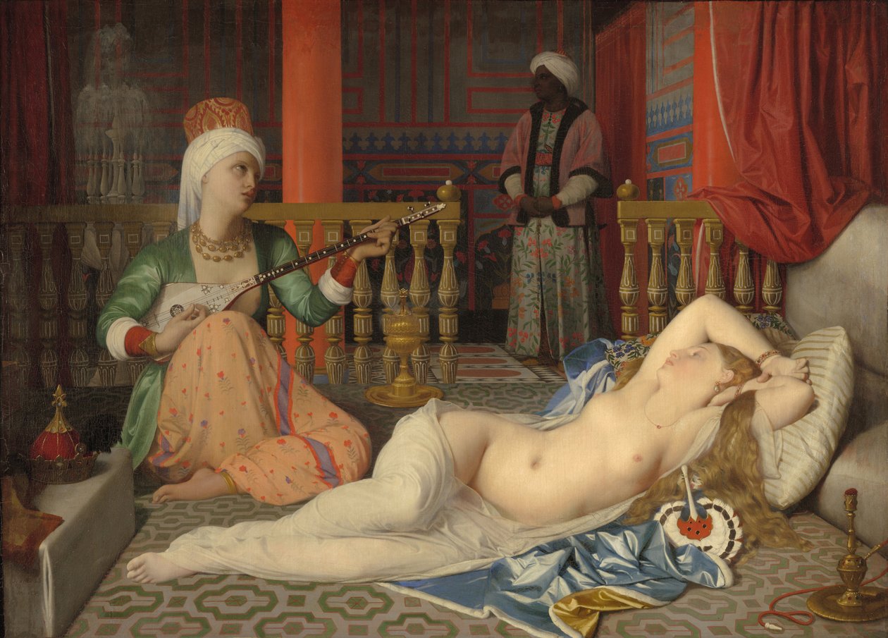 Odalisque rabszolgával, 1839-40 alkotó: Jean Auguste Dominique Ingres