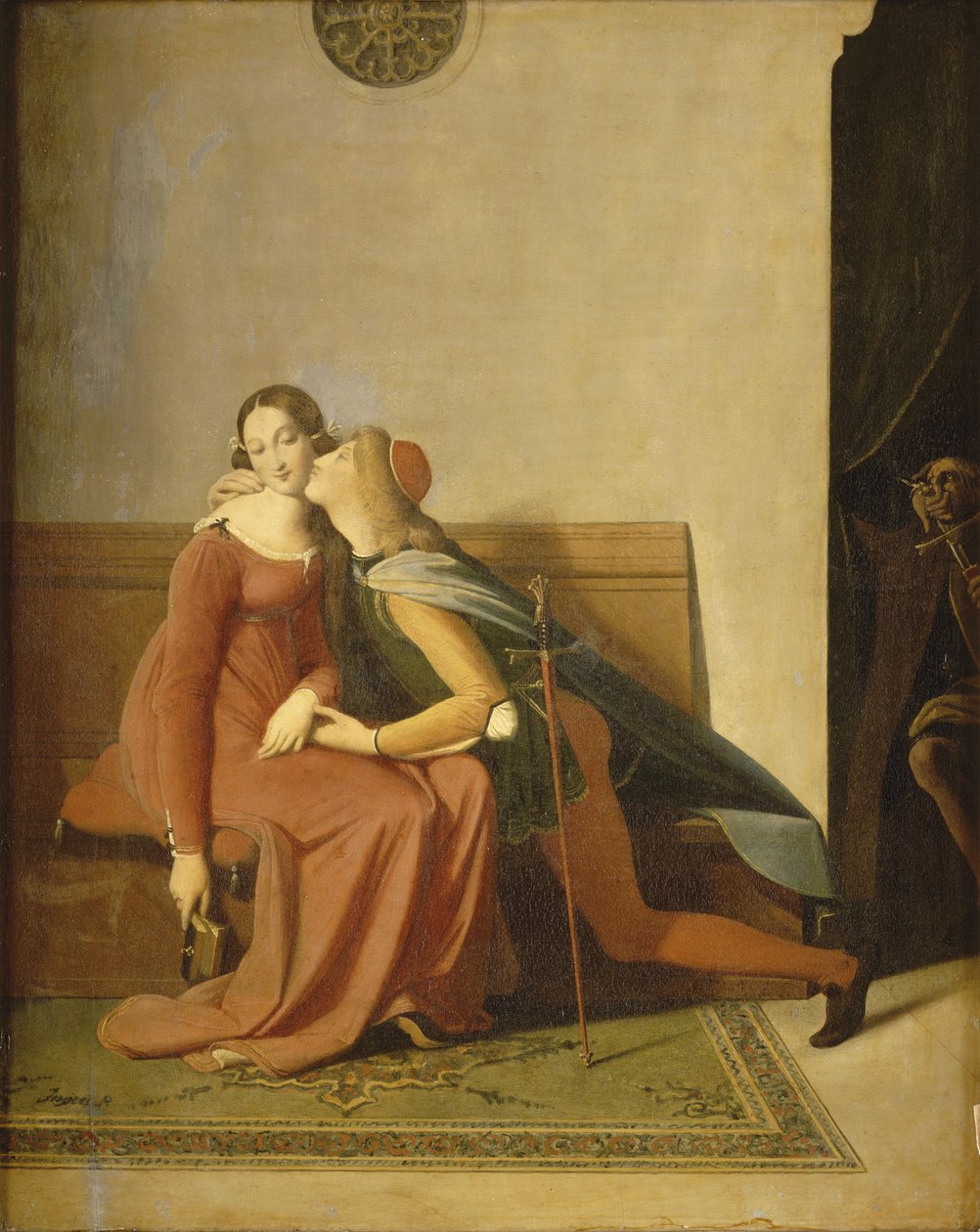 Paolo és Francesca alkotó: Jean Auguste Dominique Ingres