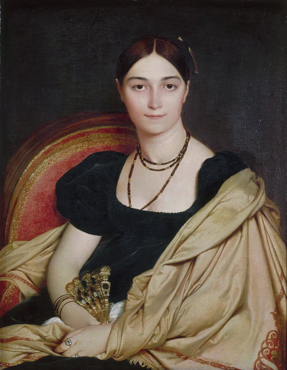 Madame Duvaucey portréja alkotó: Jean Auguste Dominique Ingres