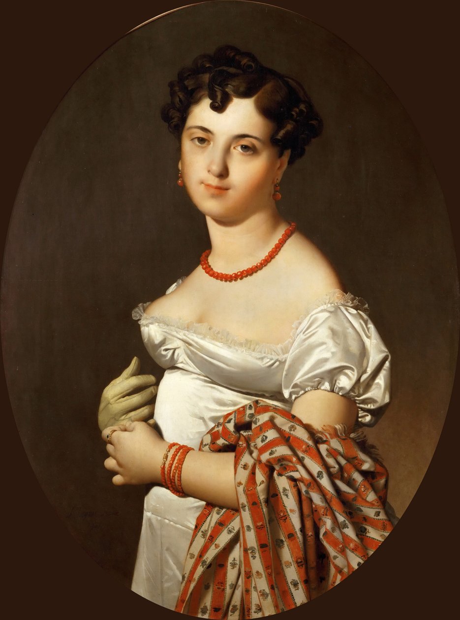 Madame Cécile Panckoucke portréja, született Bochet alkotó: Jean Auguste Dominique Ingres