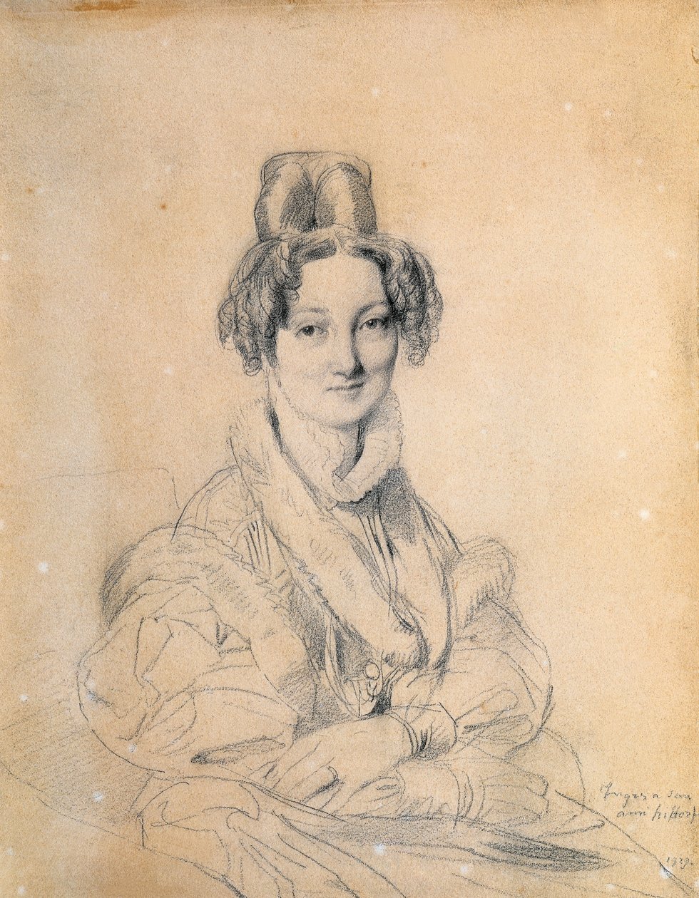 Madame Hittorff portréja alkotó: Jean Auguste Dominique Ingres