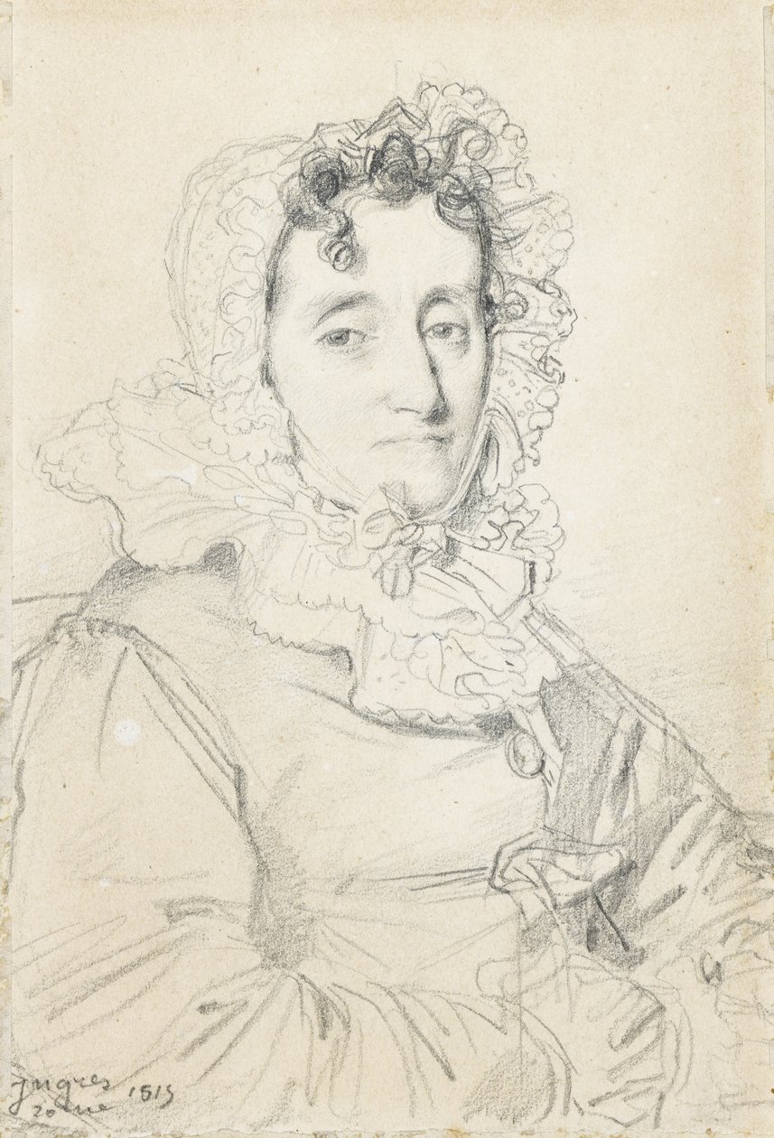 Maréchale Kutusov portréja alkotó: Jean Auguste Dominique Ingres
