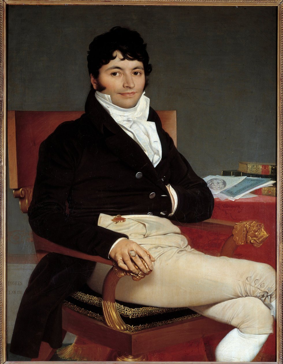 Philibert Riviere (1766-1816) portréja az 1815-ös királyi tanács kérelmezőjének Jean Auguste Dominique Ingres (1780-1867) festménye 1804 V. 1,16 x 0,89 m alkotó: Jean Auguste Dominique Ingres