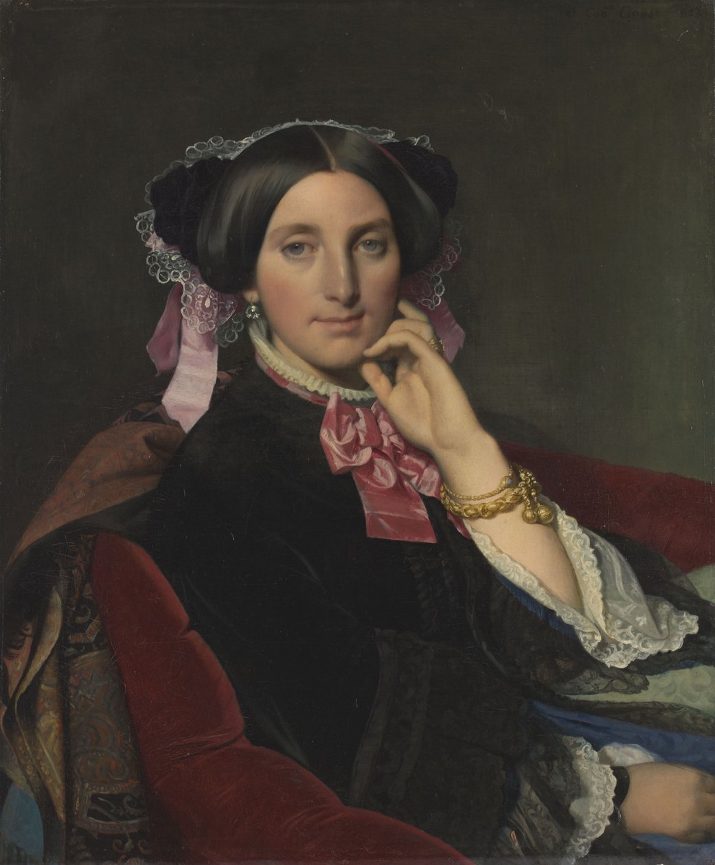 Madame Caroline Gonse portréja, 1852. alkotó: Jean Auguste Dominique Ingres