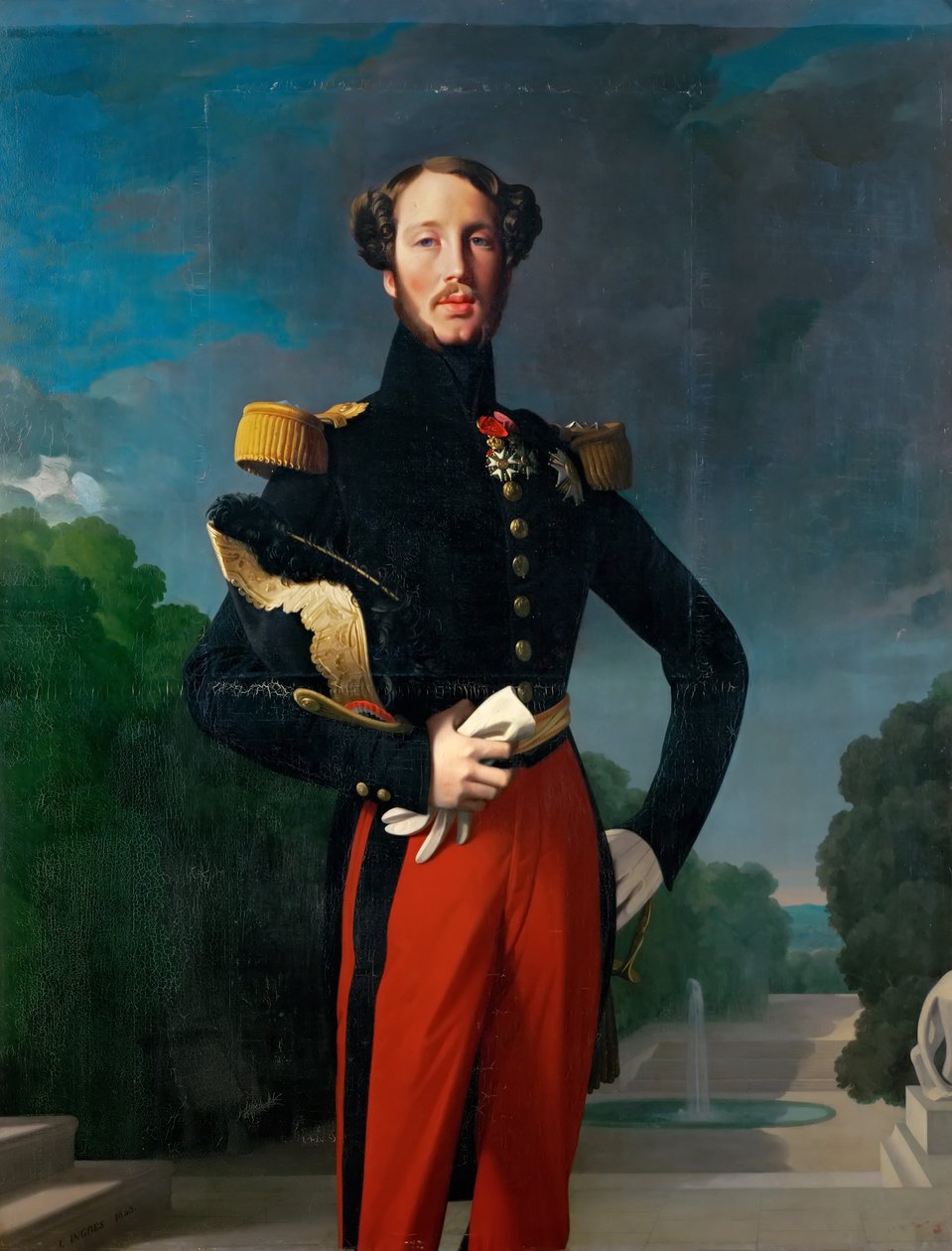 Ferdinánd Fülöp herceg, Orléans hercege 1810-1842 alkotó: Jean Auguste Dominique Ingres