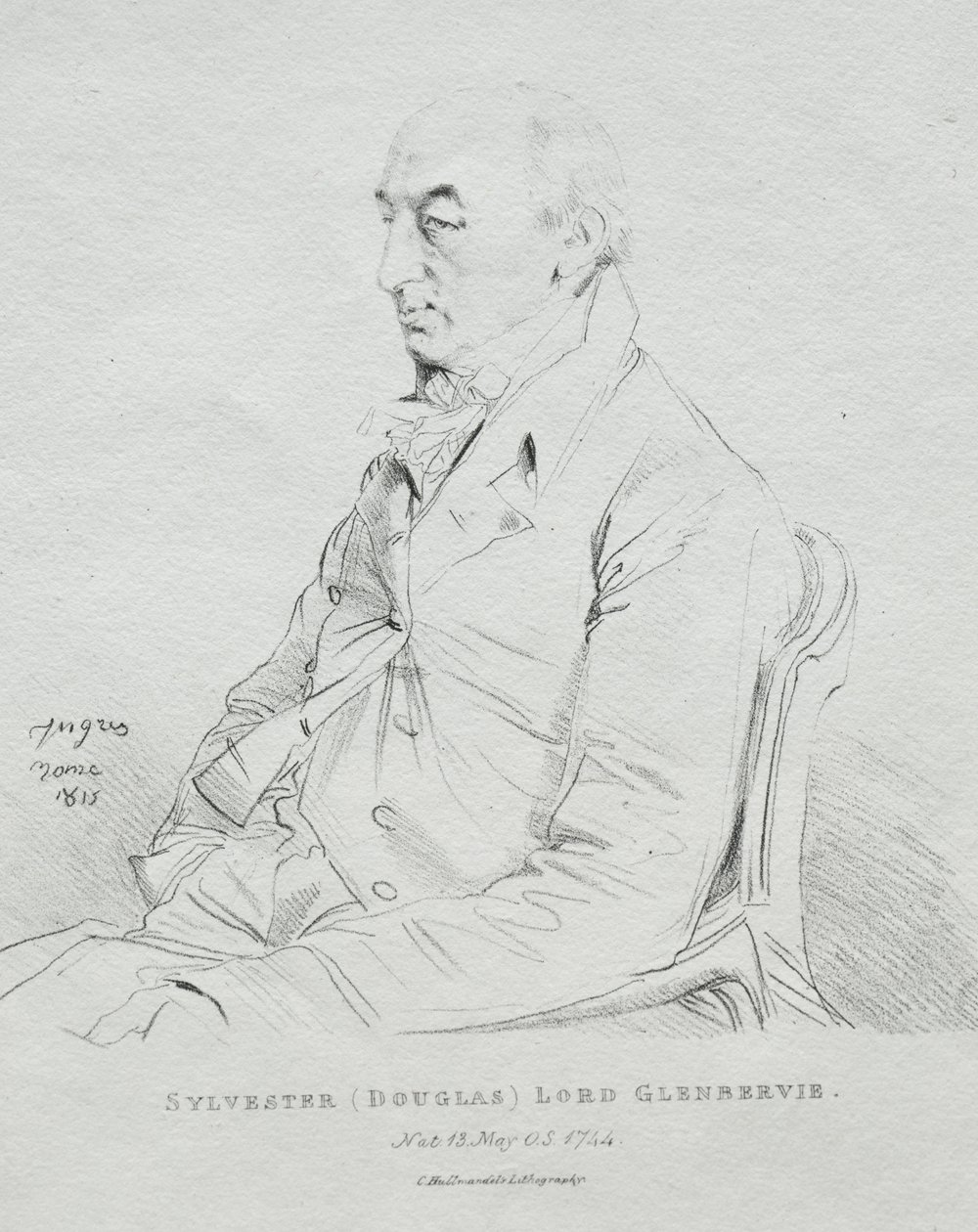 Sylvester Lord Glenbervie alkotó: Jean Auguste Dominique Ingres