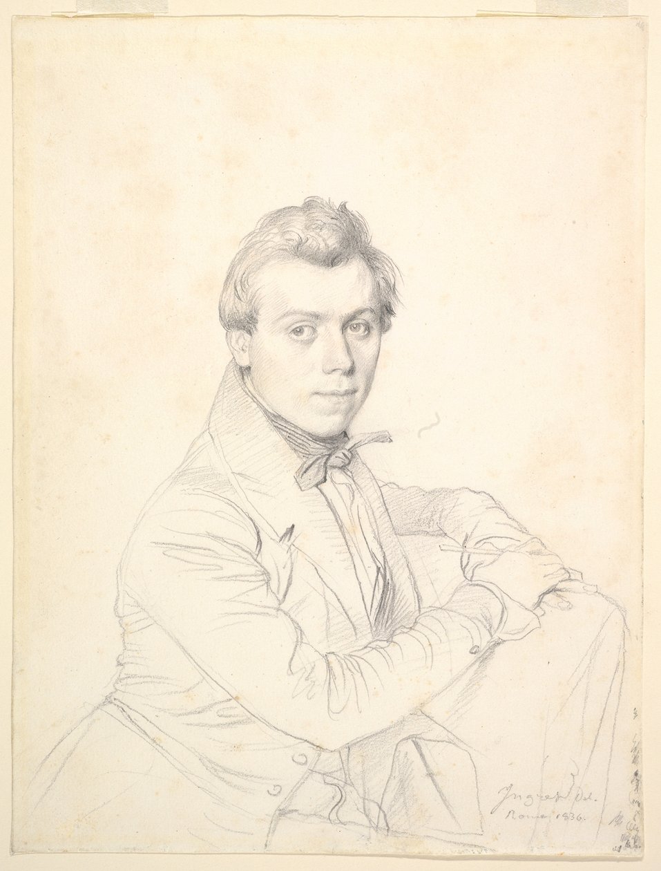 Charles-Victor Famin építész alkotó: Jean Auguste Dominique Ingres