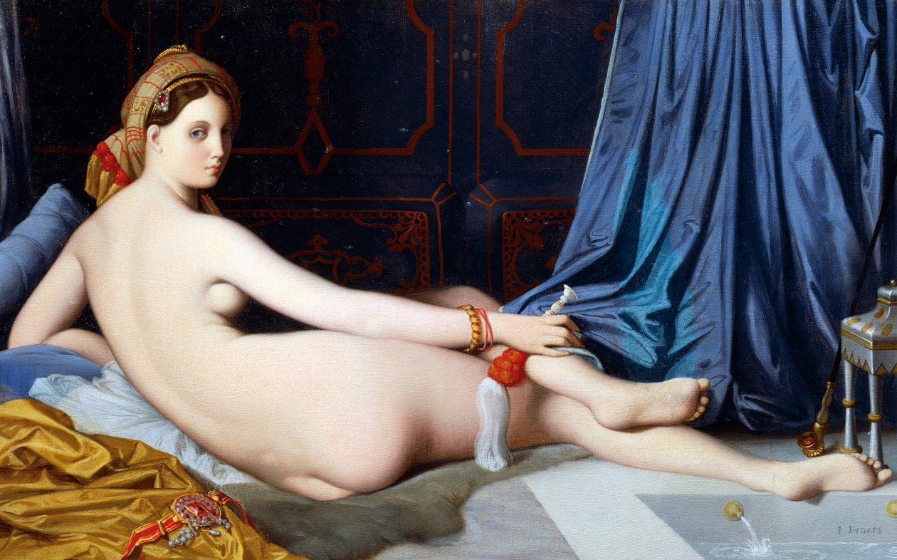 A Grande Odalisque (olaj, vászon) alkotó: Jean Auguste Dominique Ingres