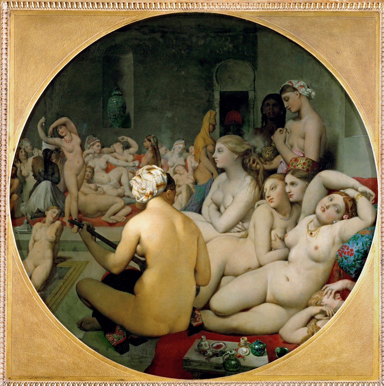 A török fürdő ... alkotó: Jean Auguste Dominique Ingres