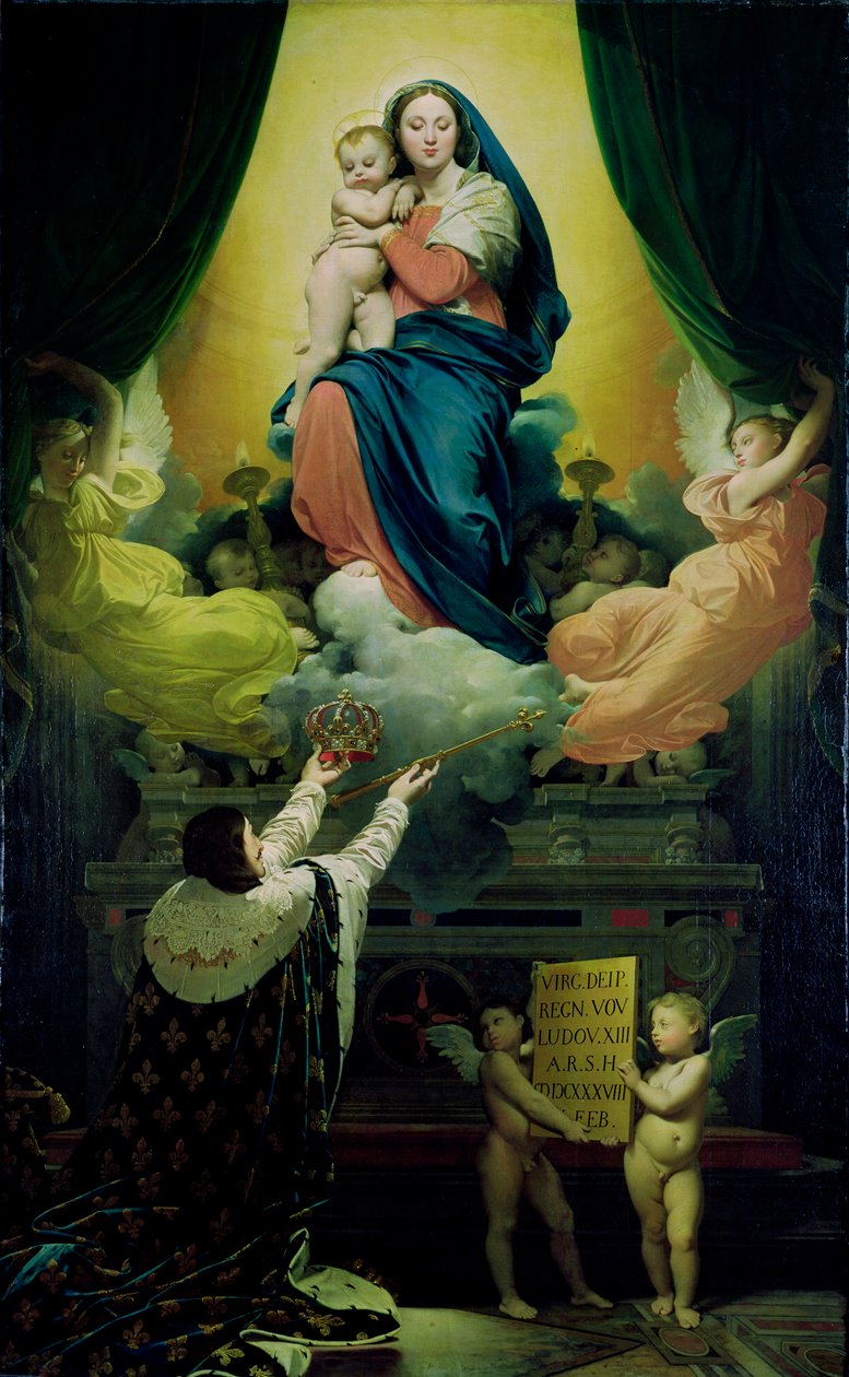 XIII. Lajos fogadalma (1601-43) 1824 (olaj, vászon) alkotó: Jean Auguste Dominique Ingres