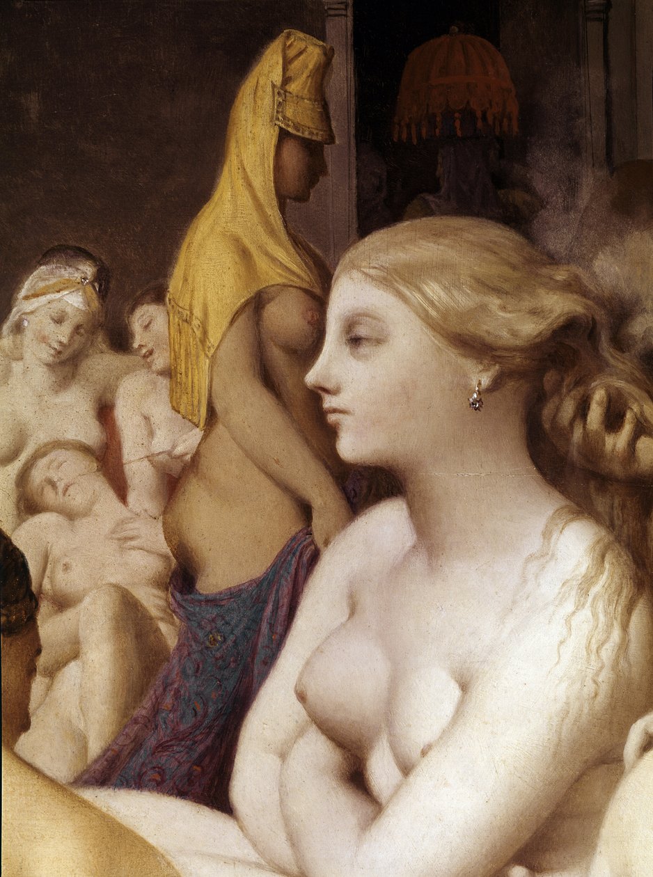 A törökfürdő, részlet (1862, olaj, fa) alkotó: Jean Auguste Dominique Ingres