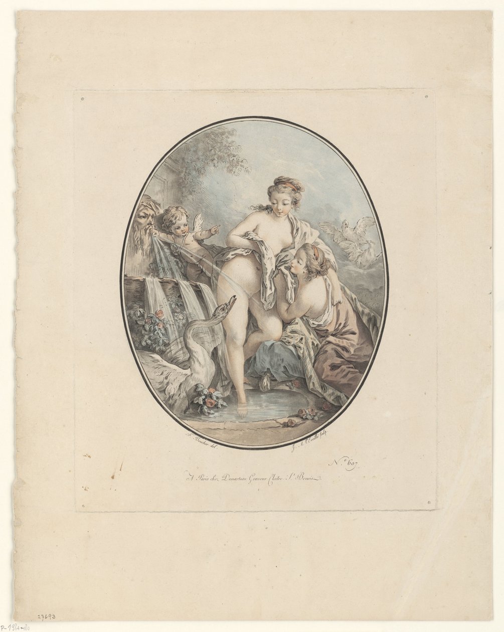 Léda és a hattyú alkotó: Jean Augustin Léveillé