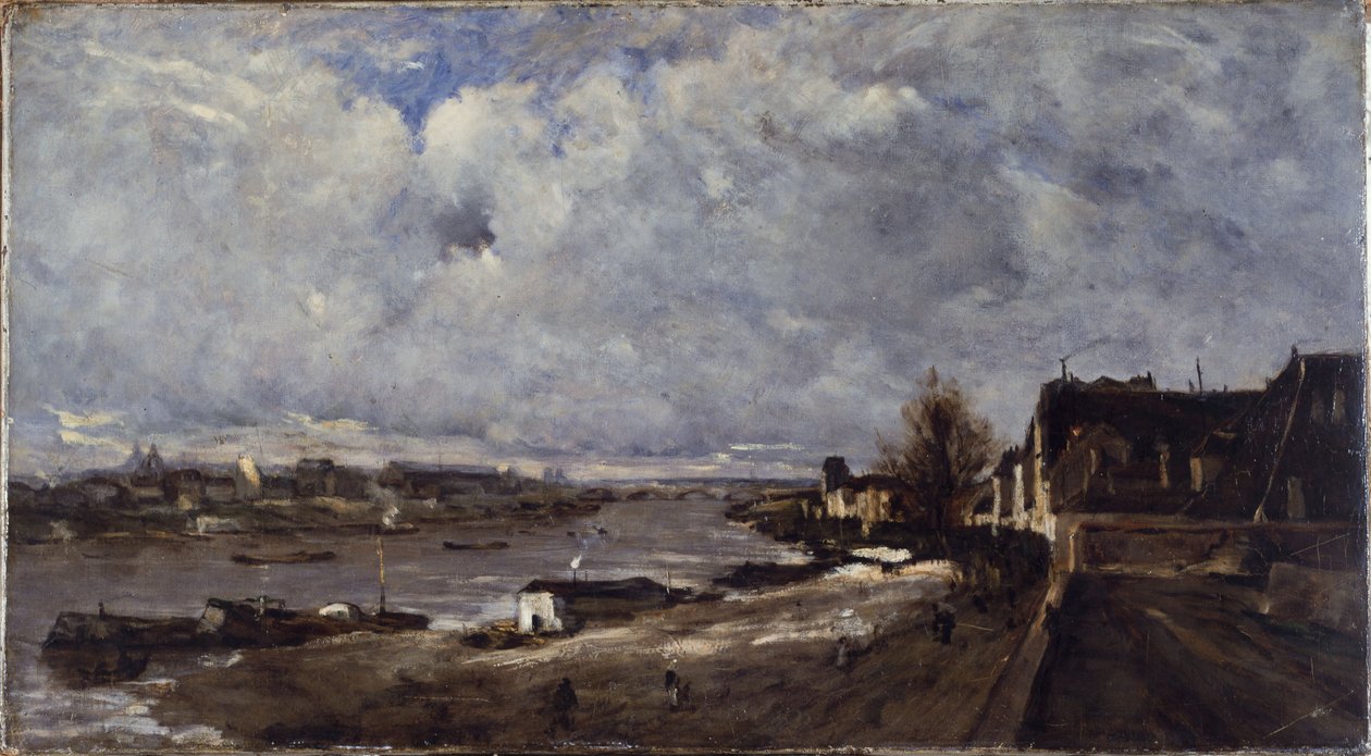 A Quai de Bercy, 1890 körül (olaj) alkotó: Jean Baptiste Antoine Guillemet