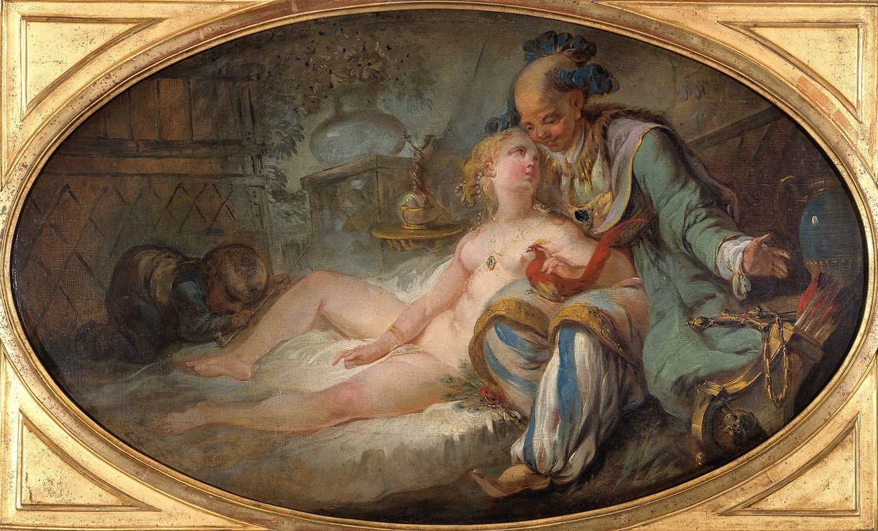 A Sultana alkotó: Jean Baptiste (attr. to) Leprince