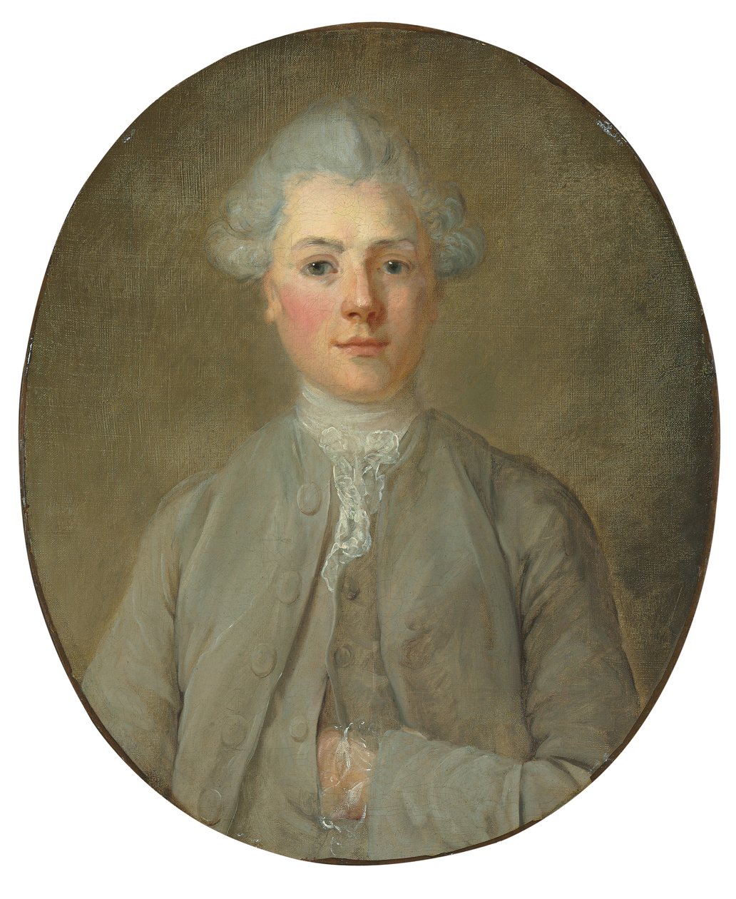Egy fiatal fiú portréja alkotó: Jean Baptiste (attr. to) Perronneau