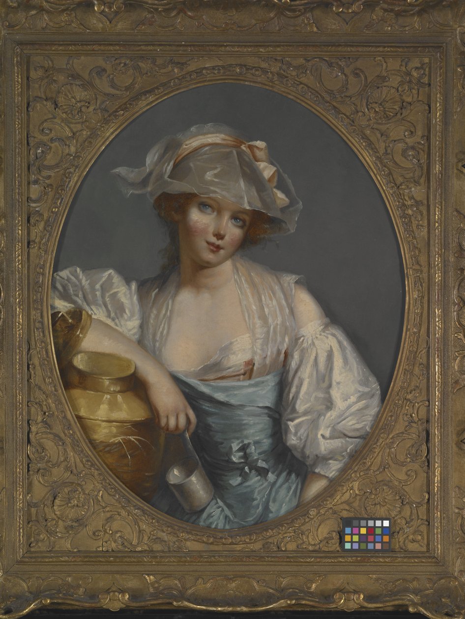 Fiatal szobalány (olaj, vászon) alkotó: Jean Baptiste (school of) Greuze