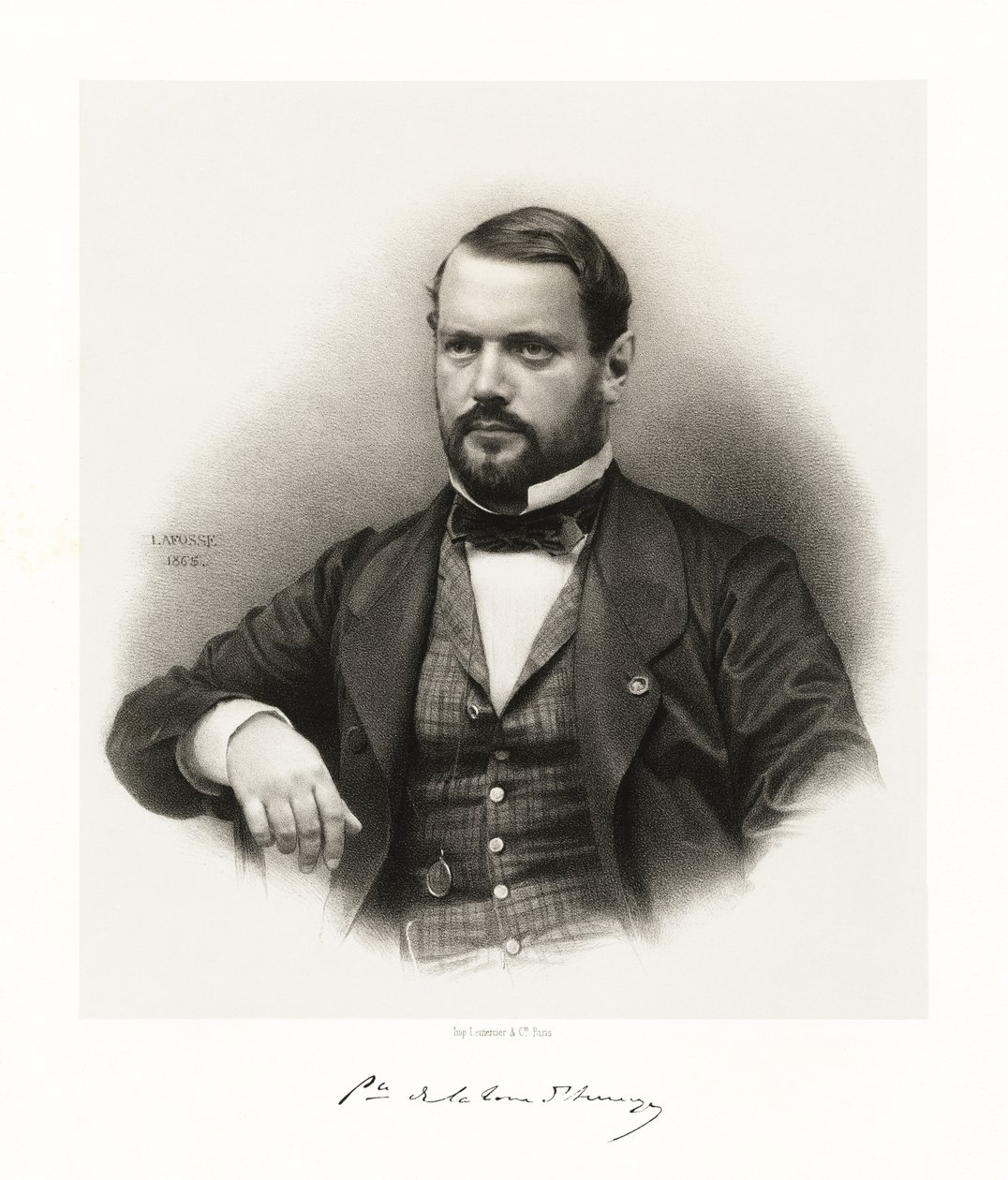 Godefroy Henry Bernard Alphonse La Tour DAuvergne, 1865-66 alkotó: Jean Baptiste Adolphe Lafosse