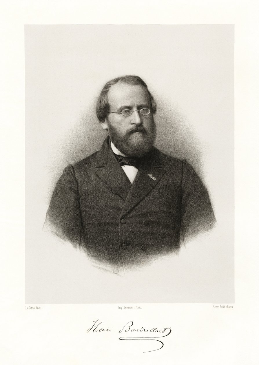 Henri Joseph Léon Baudrillart, 1865-66 alkotó: Jean Baptiste Adolphe Lafosse