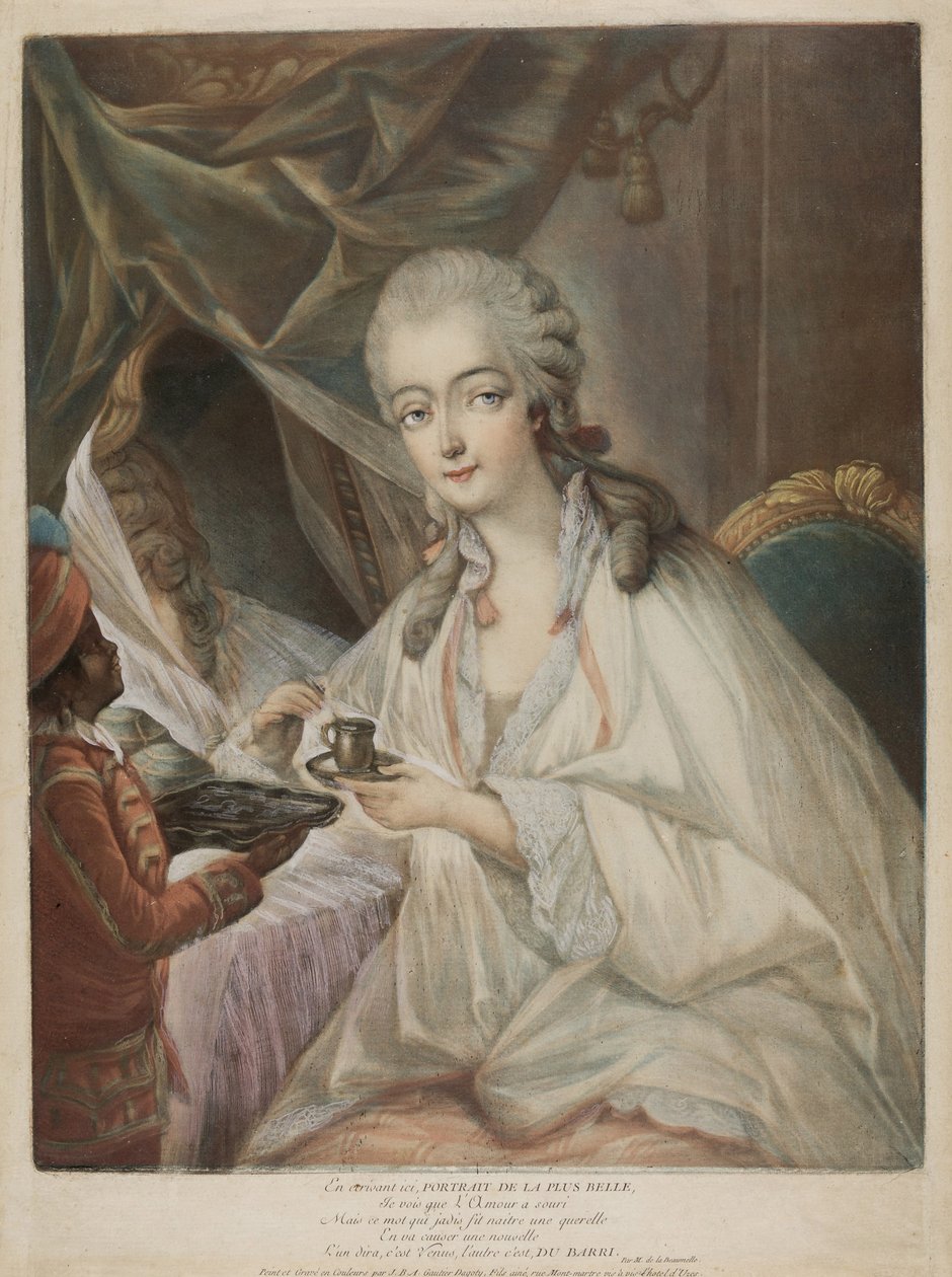 Madame du Barry, 1771 alkotó: Jean Baptiste André Gautier Dagoty