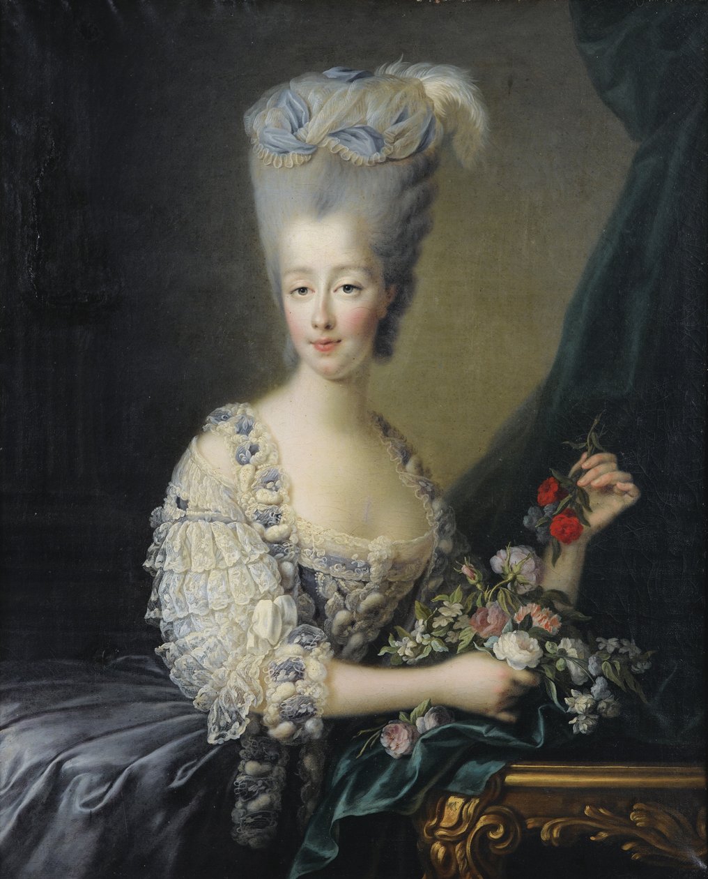 Savoyai Mária Terézia hercegnő 1756-1805, Artois grófnője alkotó: Jean Baptiste André Gautier Dagoty