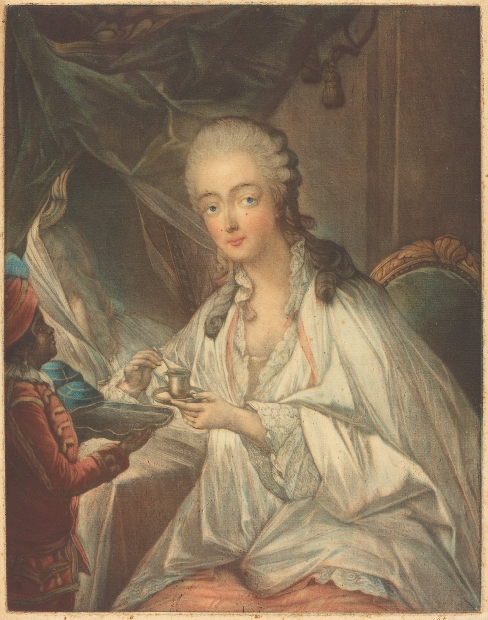 Madame du Barry alkotó: Jean Baptiste André Gautier Dagoty after François Hubert Drouais