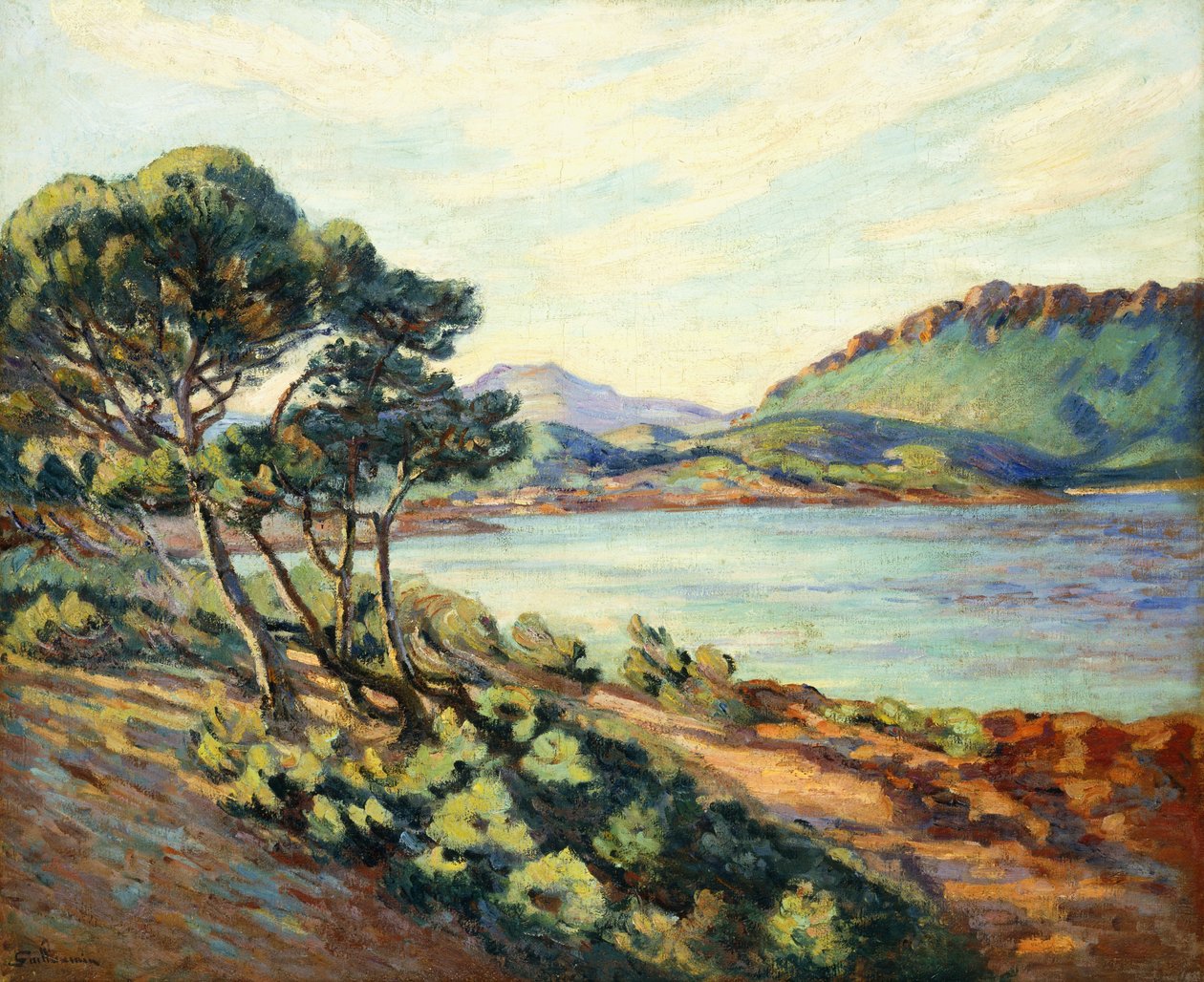 La Baie d "Agay, 1910 körül alkotó: Jean Baptiste Armand Guillaumin