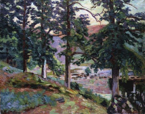 La Creuse, Limousin, 1910 körül (olaj, vászon) alkotó: Jean Baptiste Armand Guillaumin