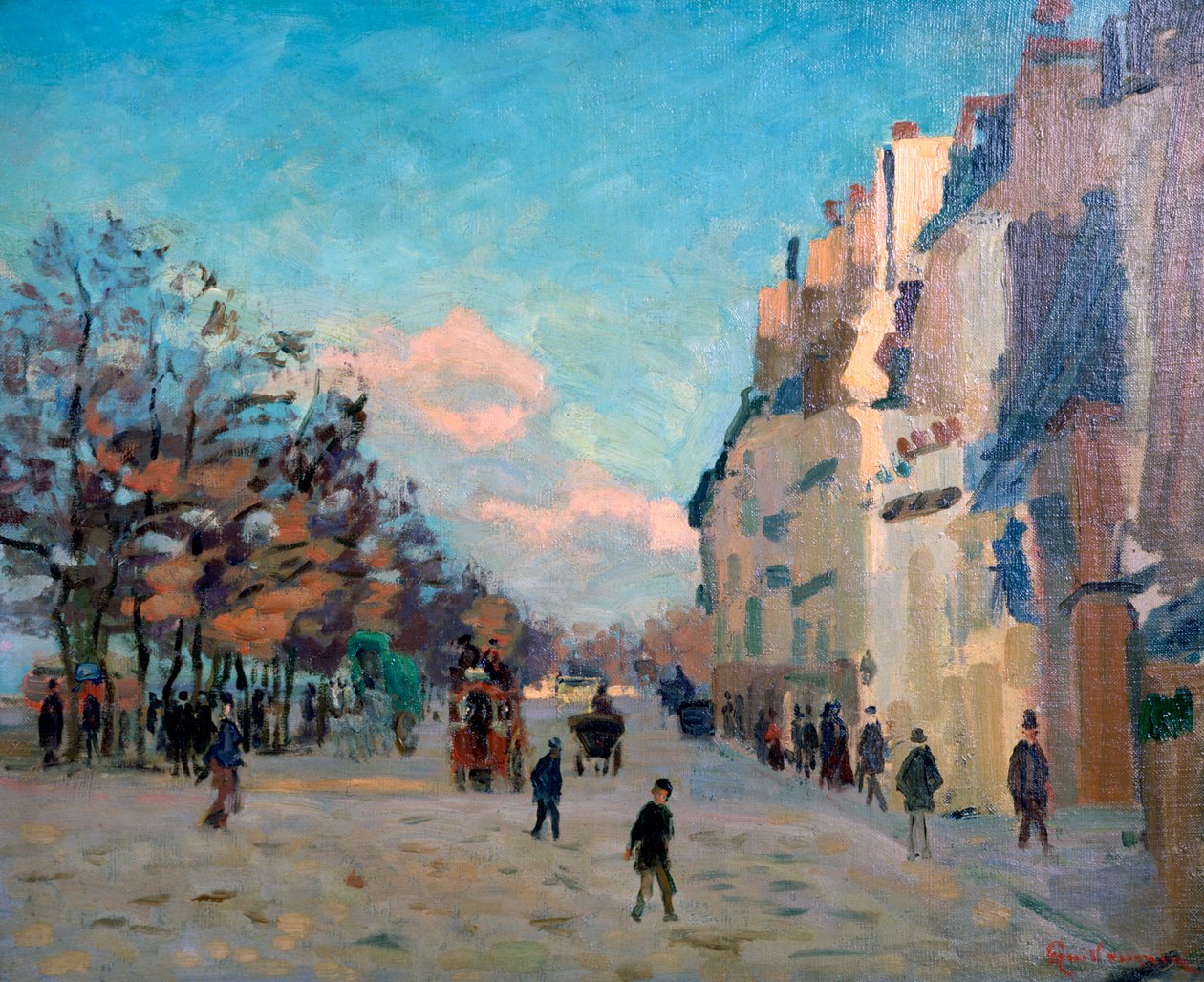 Place Valhubert, Párizs, 1860-1927 alkotó: Jean Baptiste Armand Guillaumin