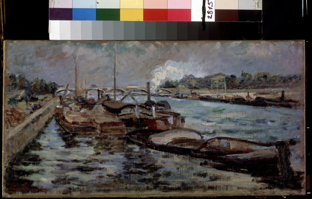A Szajna. Jean Baptiste Armand Guillaumin (1841-1927) festménye alkotó: Jean Baptiste Armand Guillaumin