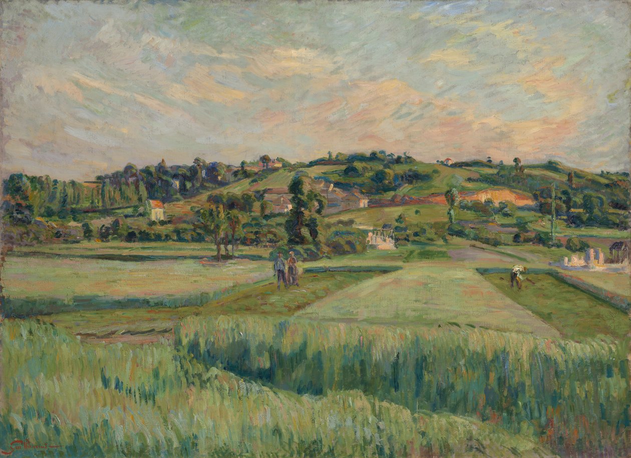 Táj, Ile-de-France, 1885 körül alkotó: Jean Baptiste Armand Guillaumin