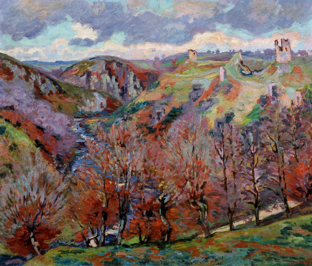 Táj romokkal, 1897. alkotó: Jean Baptiste Armand Guillaumin