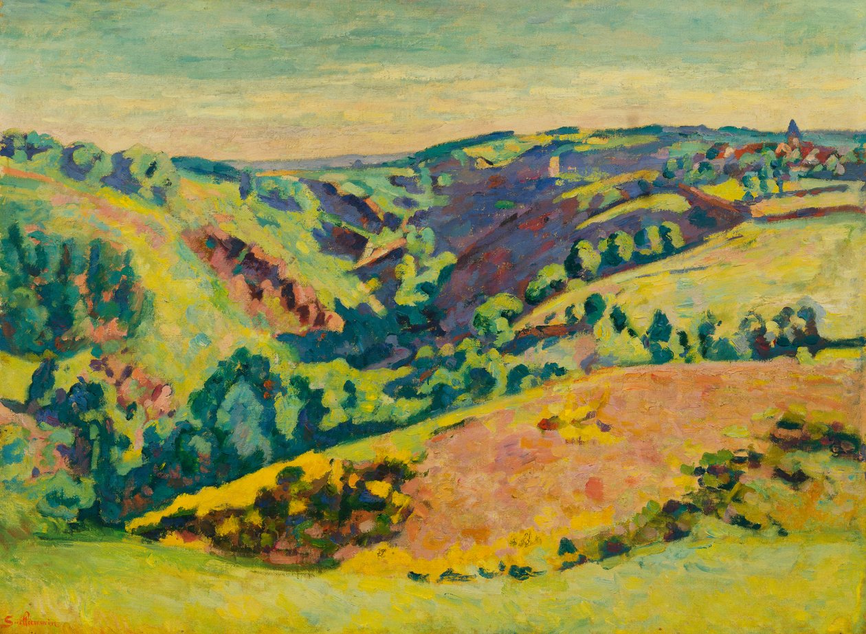 Sedelle dombjain, 1921 alkotó: Jean Baptiste Armand Guillaumin