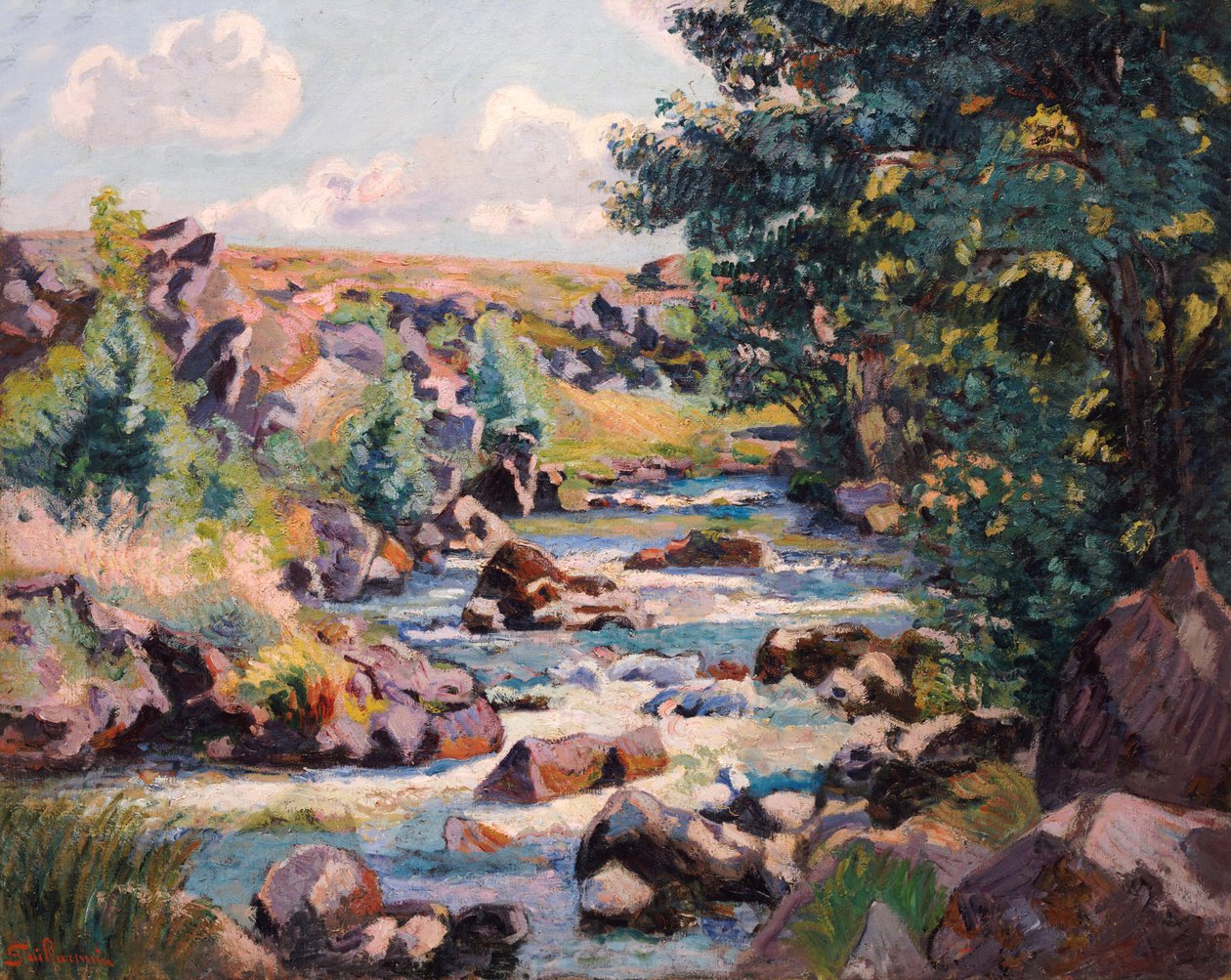 Pontgibaud vidék, 1893 alkotó: Jean Baptiste Armand Guillaumin