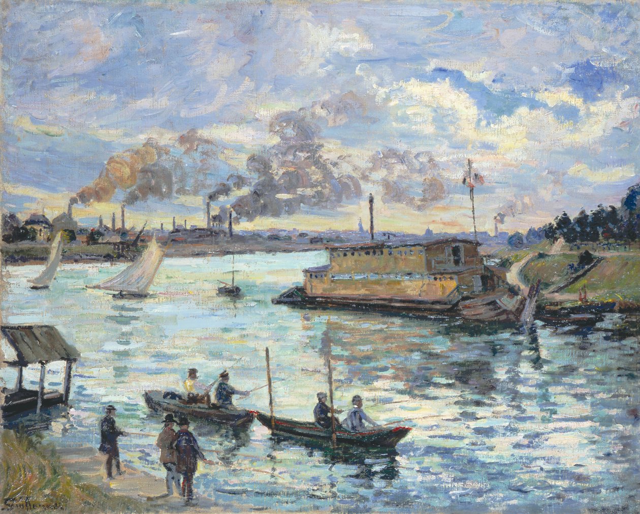 Folyói jelenet, 1890 alkotó: Jean Baptiste Armand Guillaumin