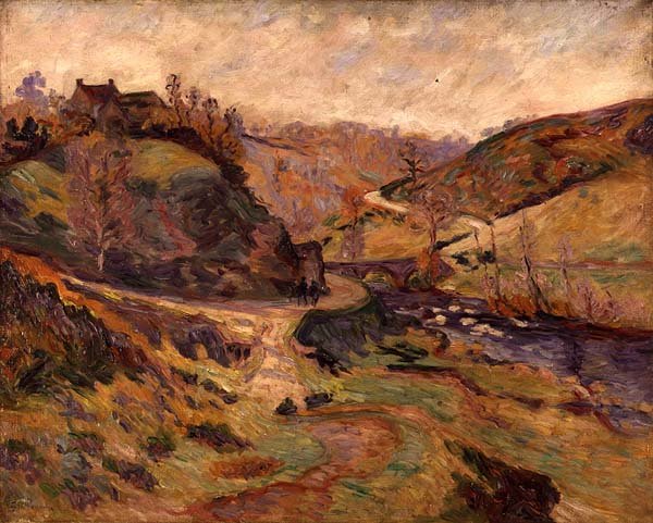 Folyó a völgyben (olaj, vászon) alkotó: Jean Baptiste Armand Guillaumin