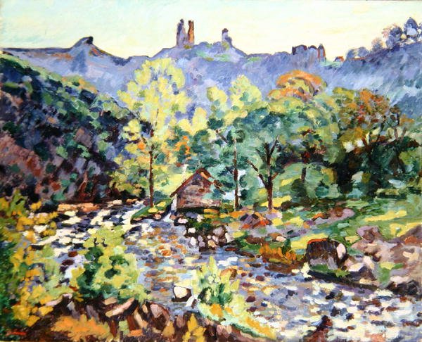 A kastély romjai, Crozant, 1905 körül (olaj, vászon) alkotó: Jean Baptiste Armand Guillaumin