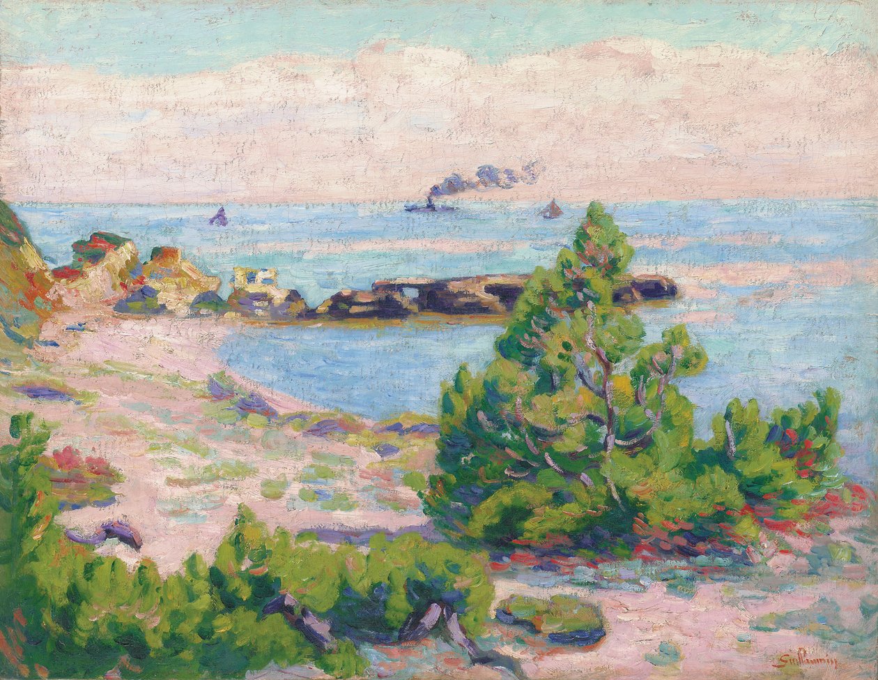 Saint Palais, Pointe de la Perriere, 1893 körül alkotó: Jean Baptiste Armand Guillaumin