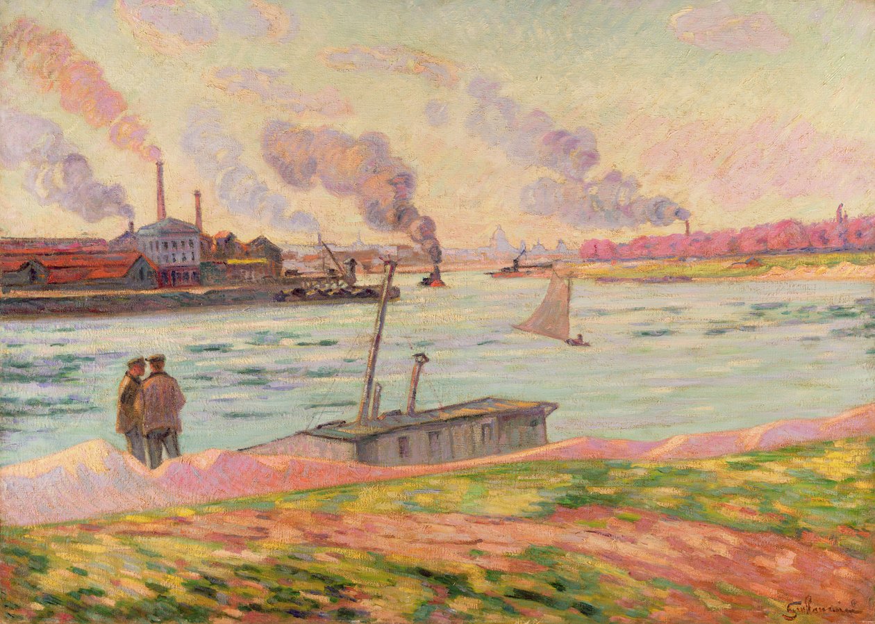 The Pointe dIvry, 1886 alkotó: Jean Baptiste Armand Guillaumin