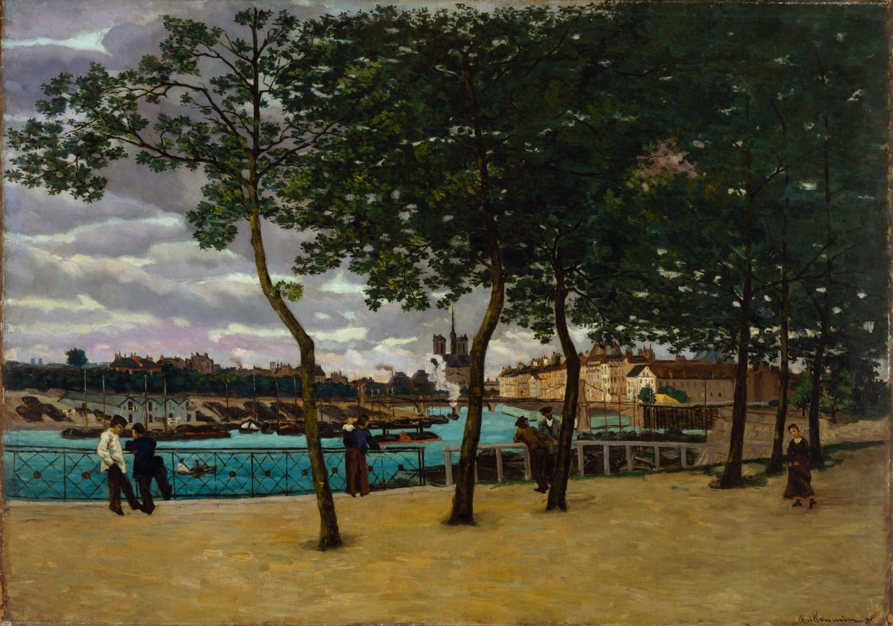 Szajna Párizsban, 1871 alkotó: Jean Baptiste Armand Guillaumin
