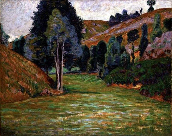 Vale at Pontgibaud, 1890 körül (olaj, vászon) alkotó: Jean Baptiste Armand Guillaumin