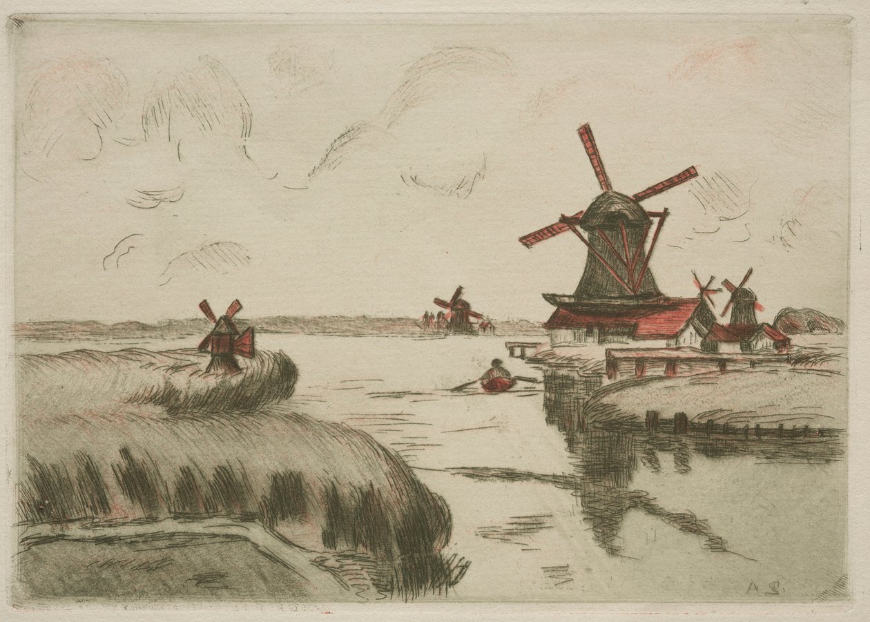 Kilátás Saardamból, 1909. alkotó: Jean Baptiste Armand Guillaumin