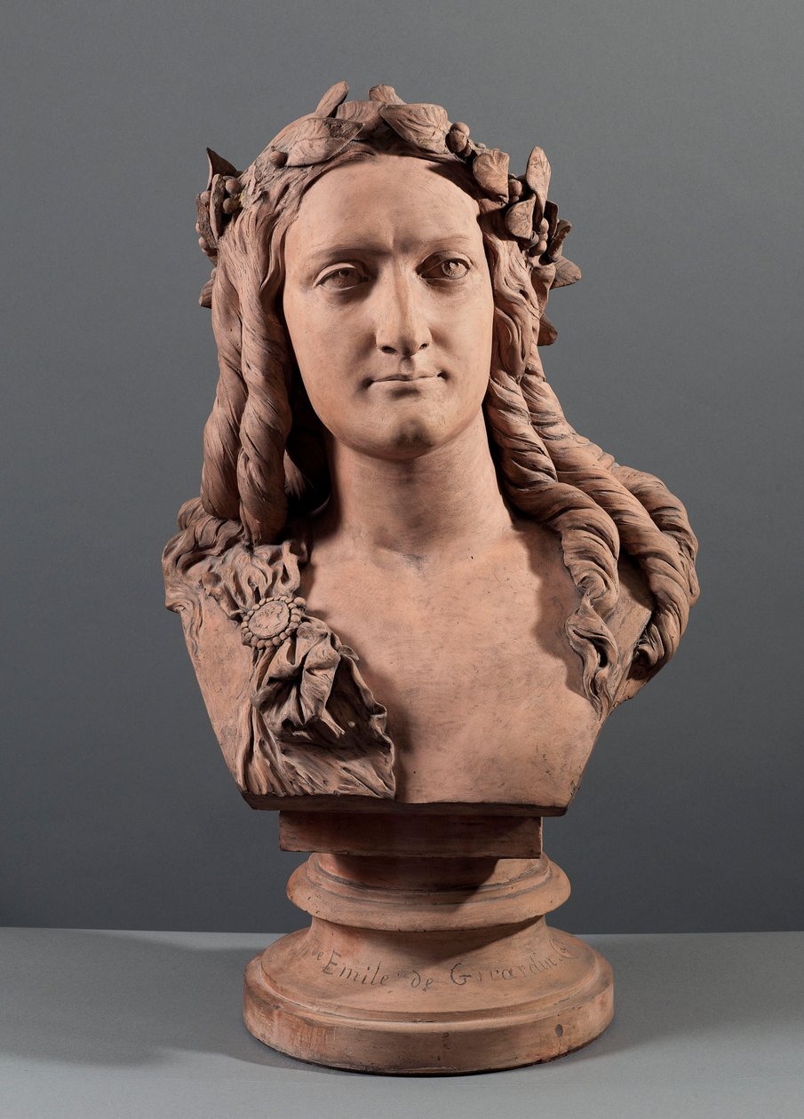 Delphine Gay mellszobra (1804-55) alkotó: Jean Baptiste Auguste Clesinger