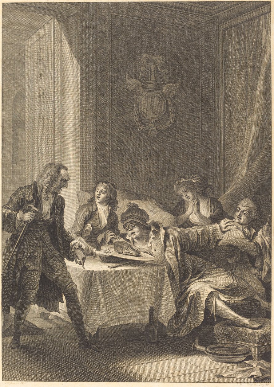 A falánk alkotó: Jean Baptiste Blaise Simonet after Jacques Louis François Touzé