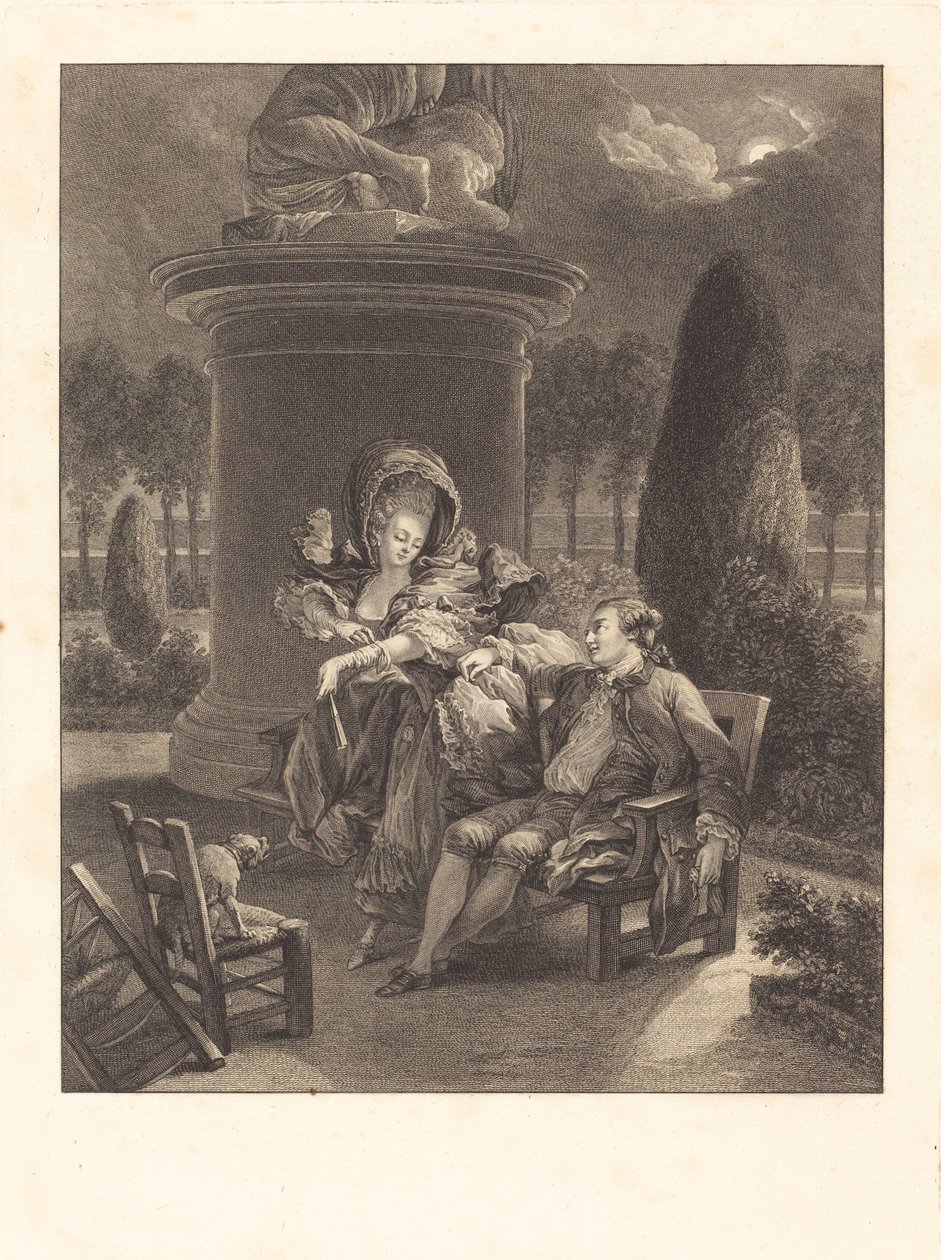 Thuileries este alkotó: Jean Baptiste Blaise Simonet after Pierre Antoine Baudouin