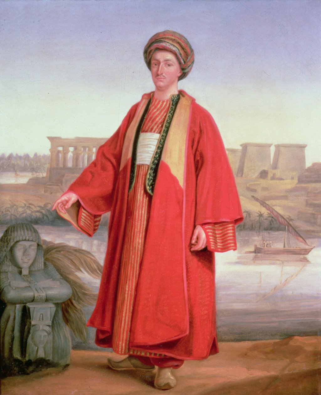 A honvéd arcképe. Charles Leonard Irby alkotó: Jean Baptiste Borely
