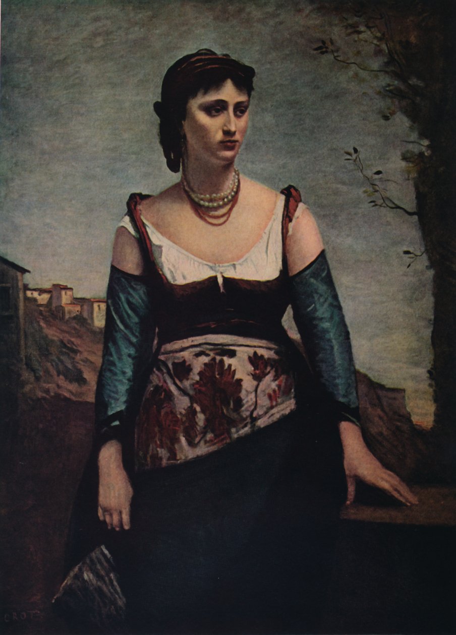 Agostina, 1866 alkotó: Jean Baptiste Camille Corot