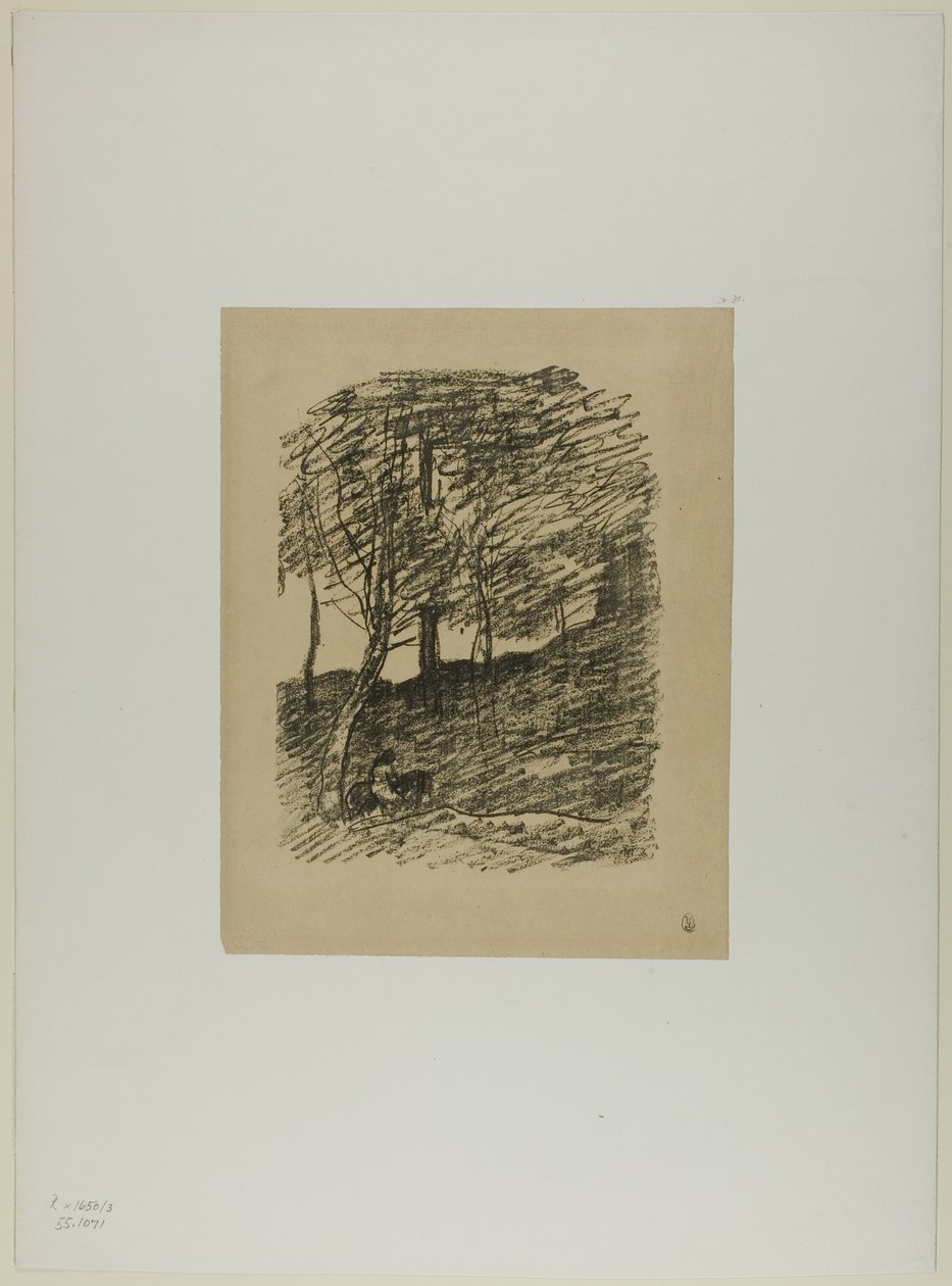 A fák alatt alkotó: Jean Baptiste Camille Corot