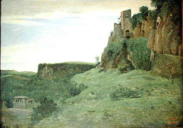 Civita Castellana, 1826-27 (olaj, vászon) alkotó: Jean Baptiste Camille Corot