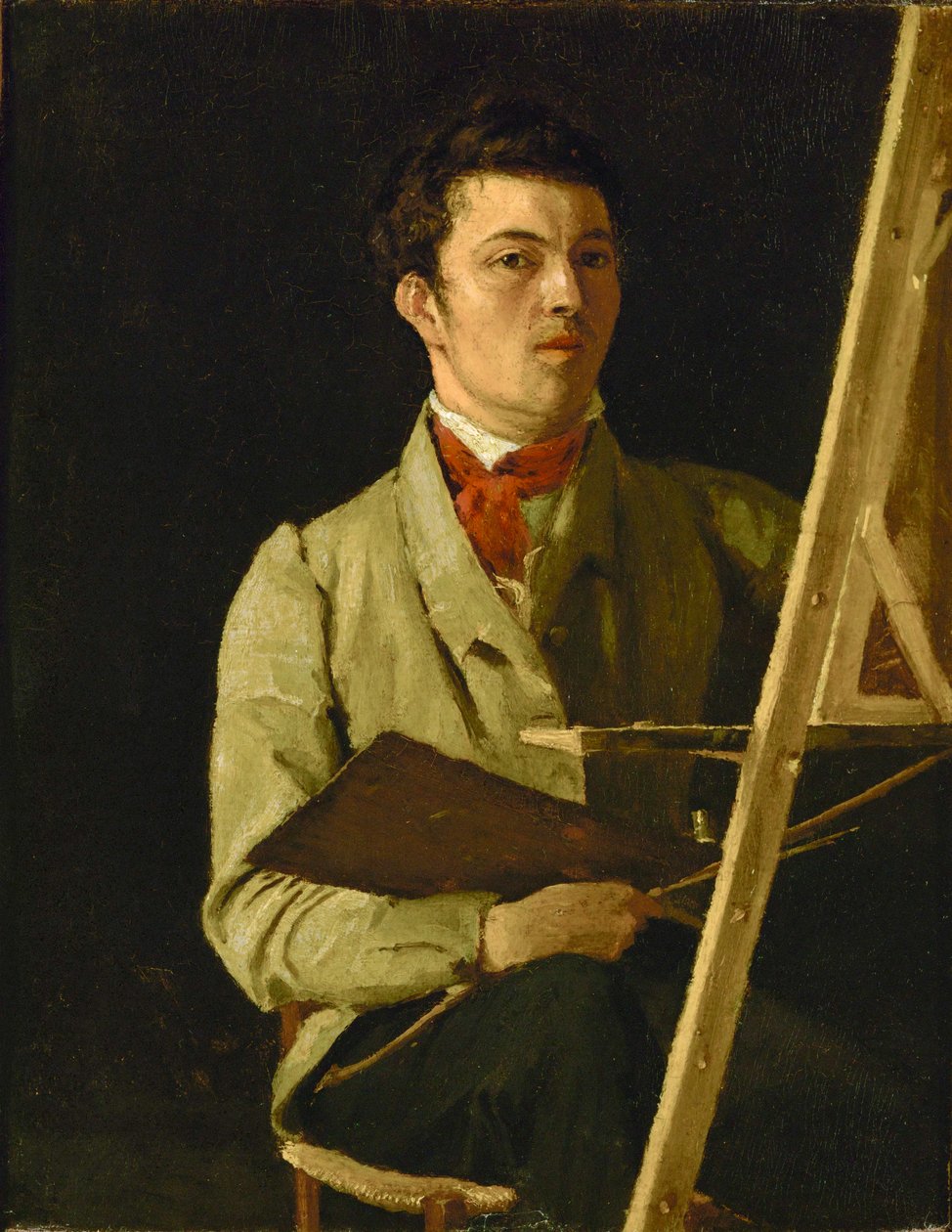 Corot, önarckép ... alkotó: Jean Baptiste Camille Corot