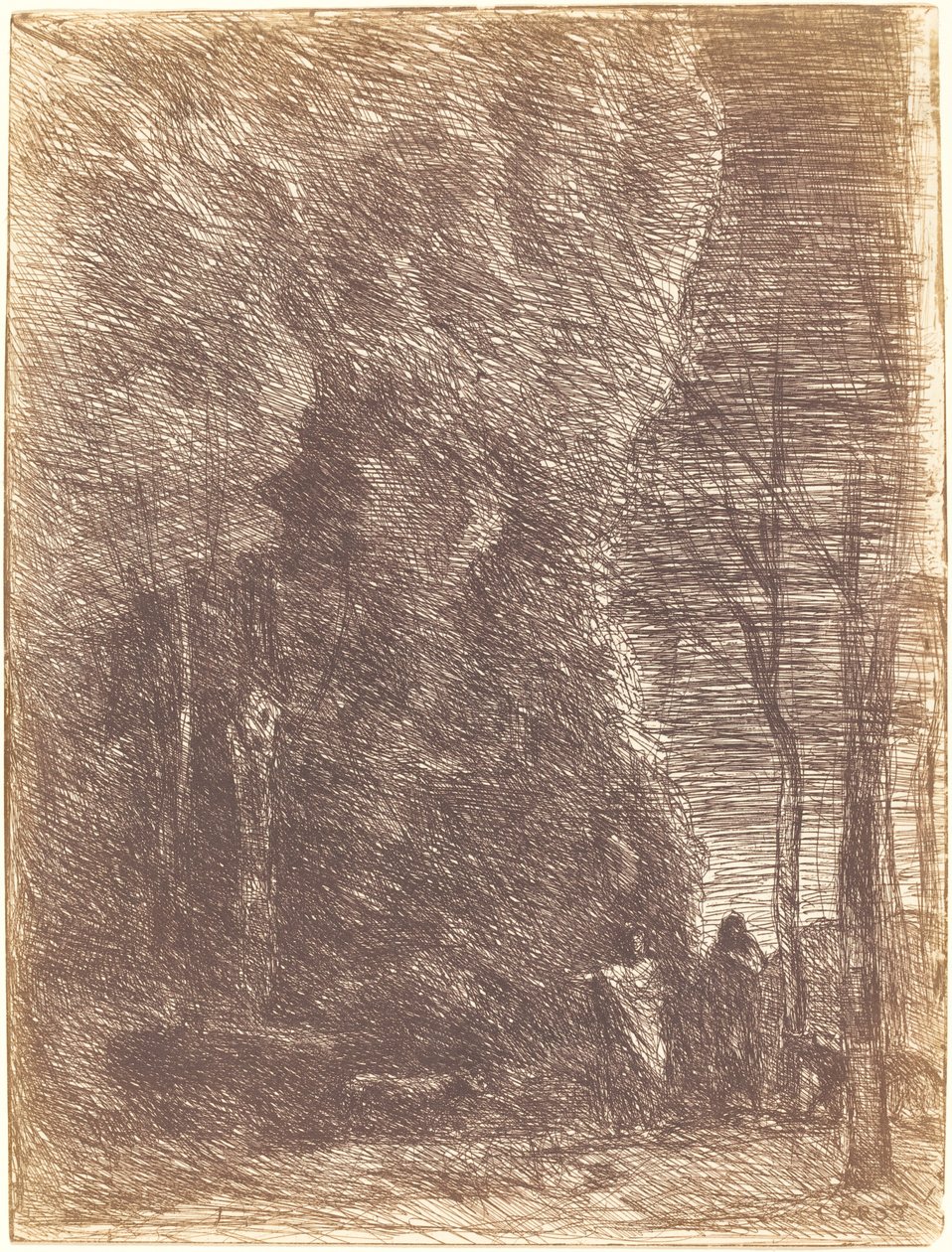 Dante és Virgil Dante és Vergilius, 1858. alkotó: Jean Baptiste Camille Corot